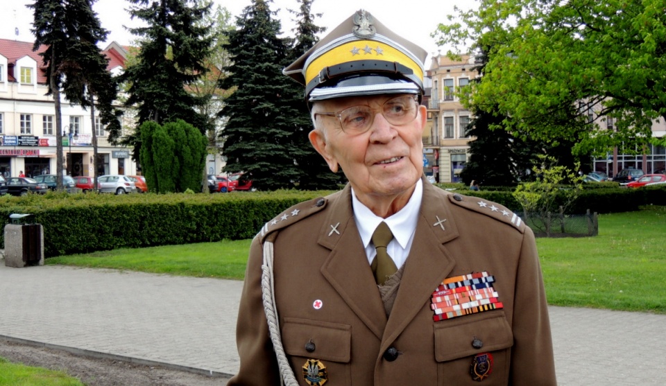 Wspomnieniami o 8 maja 1945 roku podzielił się pułkownik Jan Czyżniewicz. Fot. Marek Ledwosiński