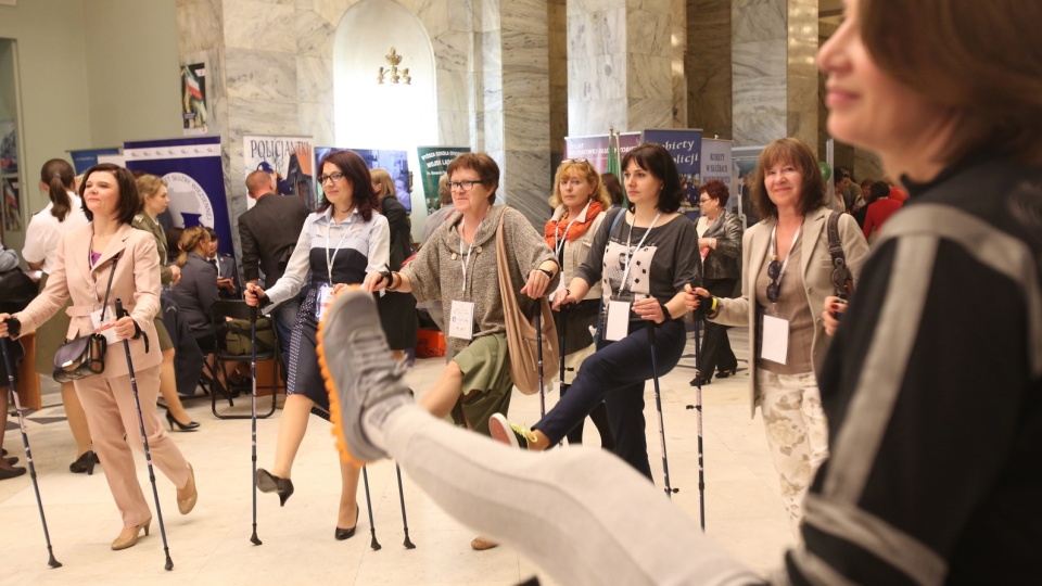 Jak co roku w kuluarach Sali Kongresowej zorganizowano Park Kobiet. Fot. PAP/Leszek Szymański.