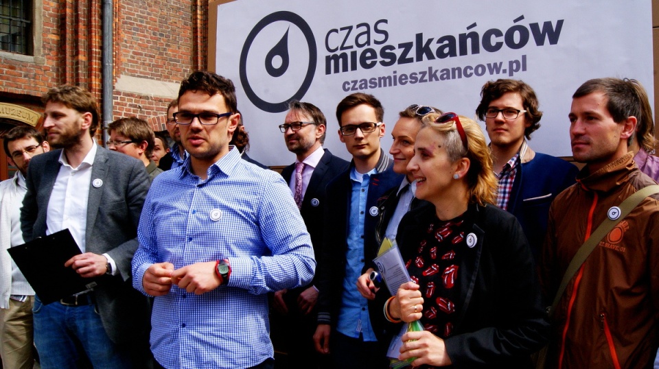 Jak mówi Piotr Wielgus z ruchu "Czasu Mieszkańców" - "pora by torunianie zaczęli mieć realny wpływ na to, co dzieje się w mieście". Fot. Adriana Andrzejewska