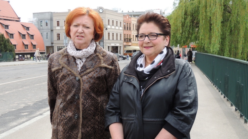Teresa Piotrowska i Anna Bańkowska przekonują, że 25 maja warto wziąć udział w wyborach. Fot. Tatiana Adonis