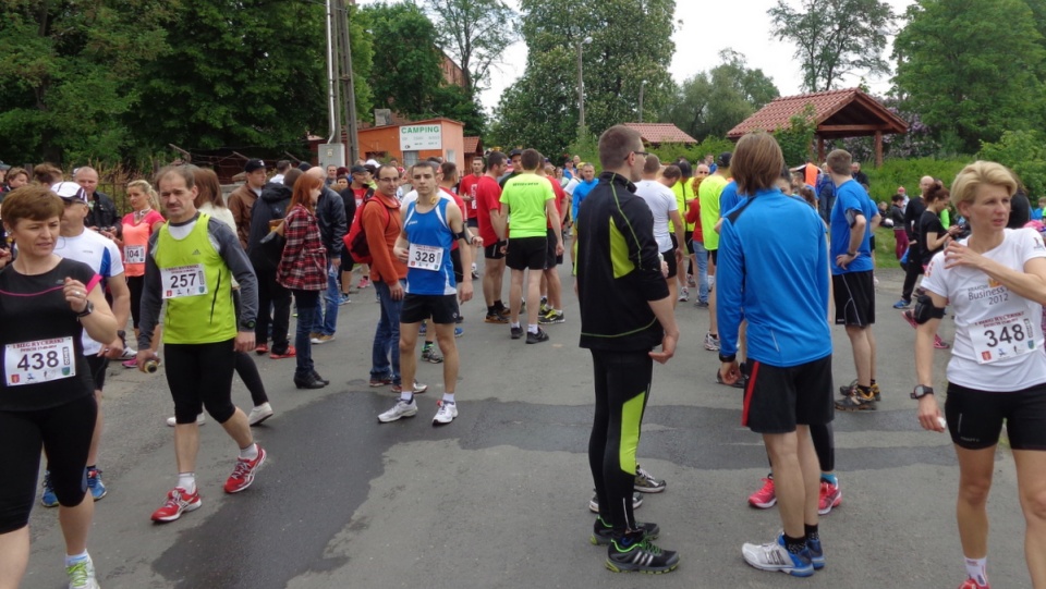 Start i metę zawodów usytuowano na dziedzińcu zamku krzyżackiego w Świeciu. Fot. Marcin Doliński