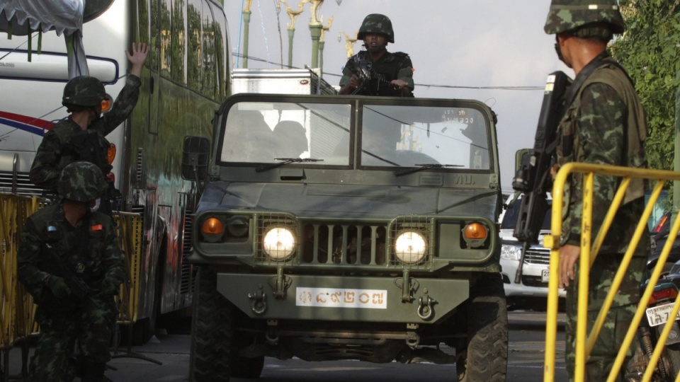 Wojsko odsunęło tajlandzki rząd od władzy i przejęło kontrolę nad krajem. Fot. PAP/EPA