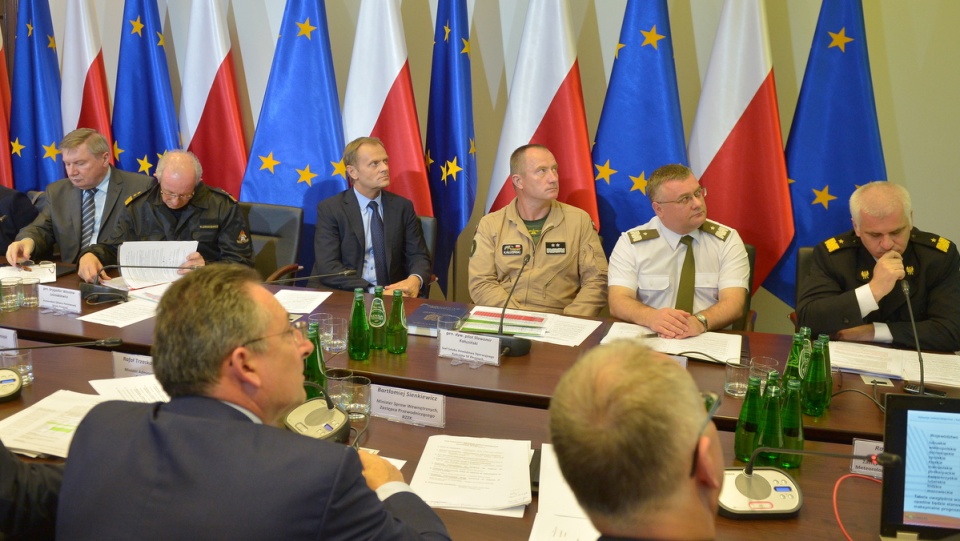 W Warszawie zebrał się Rządowy Zespół Zarządzania Kryzysowego. Fot. PAP/Radek Pietruszka