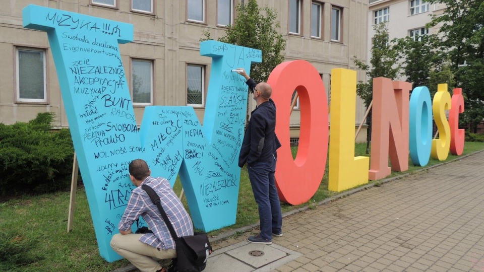 Happening "W jak Wolność". Fot. Tatiana Adonis.