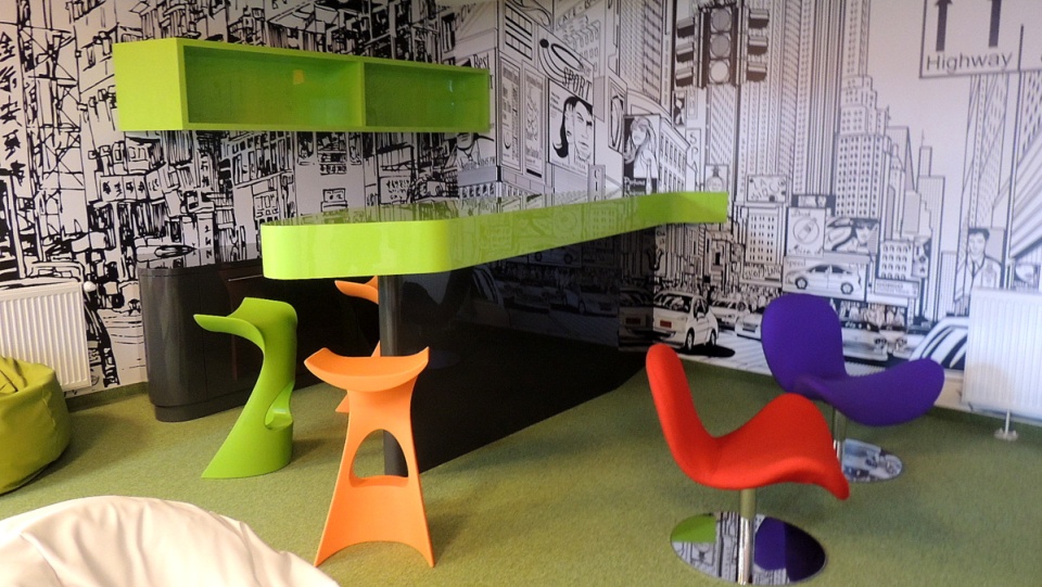 Wnętrze Inkubatora Nowych Technologii przy TARR. Fot. Adriana Andrzejewska