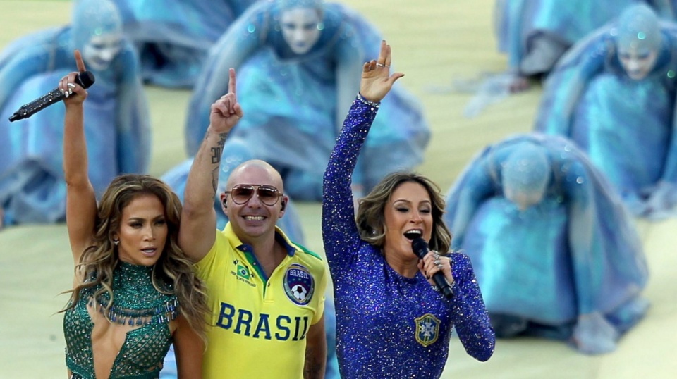 Skromną ceremonią otwarcia na stadionie w Sao Paulo rozpoczęły się piłkarskie mistrzostwa świata w Brazylii. Fot.PAP/EPA