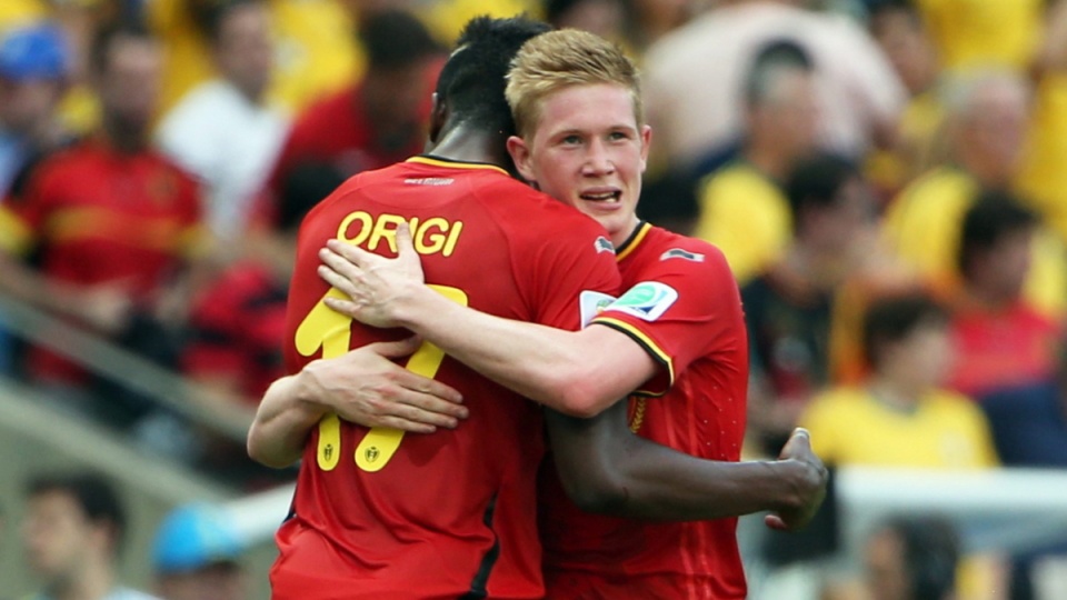 Piłkarze Belgii zapewnili sobie awans do 1/8 finału mistrzostw świata. Fot. PAP/EPA