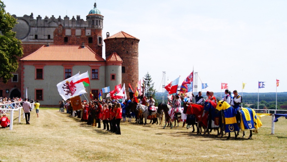 W programie dorocznej imprezy na zamku golubskim, znalazły się m.in. pokazy grup rekonstrukcyjnych oraz kaskaderów. Fot. Adriana Andrzejewska