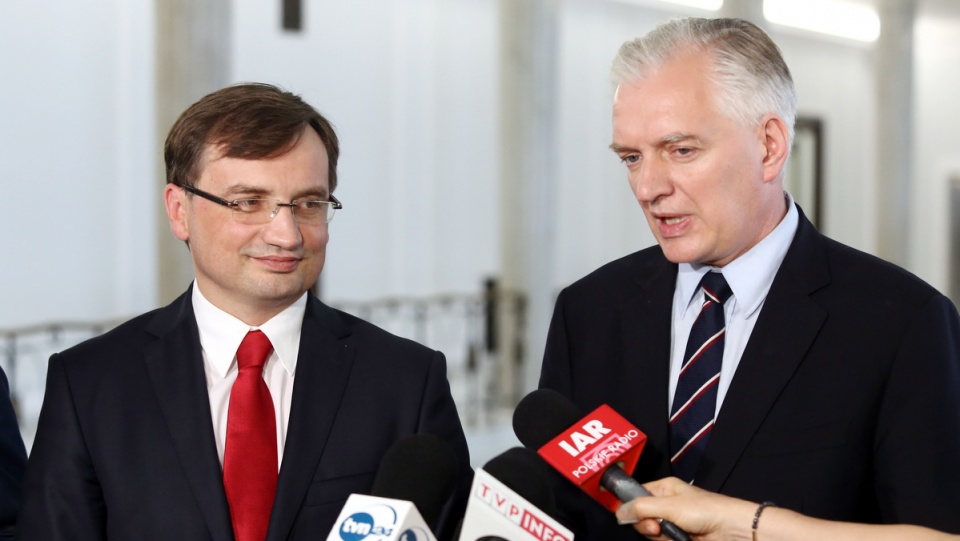 Wkrótce rządzącą koalicję zastąpi "szeroka koalicja prawicowa" - powiedział Jarosław Gowin. Fot. PAP/Tomasz Gzell
