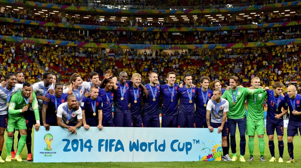 Holandia pokonała Brazylię 3:0 w meczu o trzecie miejsce w piłkarskich mistrzostwach świata. Fot. PAP/EPA
