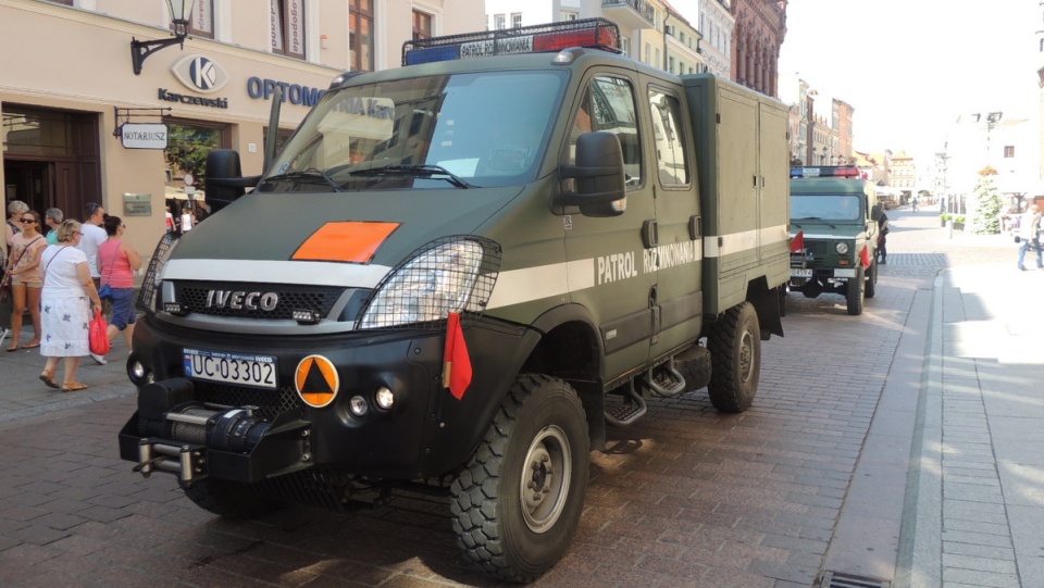 Saperzy zdetonowali granat na toruńskim poligonie. Fot. Michał Zaręba