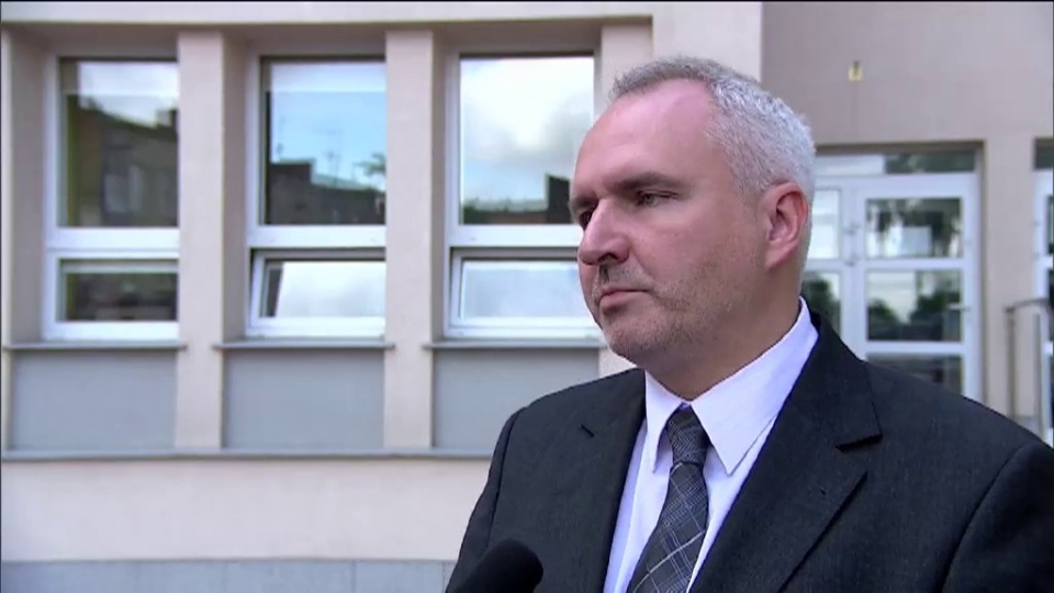 O przedstawieniu zarzutów poinformował Tomasz Ozimek z Prokuratury Okręgowej w Częstochowie. Fot. TVN24/x-news