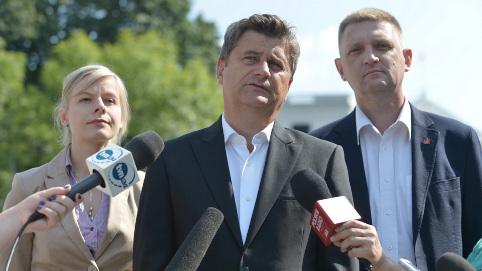 Palikot uważa, że obie partie mogłyby wystartować pod szyldem: "Lewica Razem". Fot. PAP/Marcin Obara