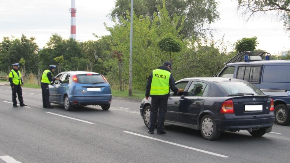 Prawie 150 funkcjonariuszy sprawdzało trzeźwość kierowców na terenie województwa kujawsko-pomorskiego. Fot. Policja