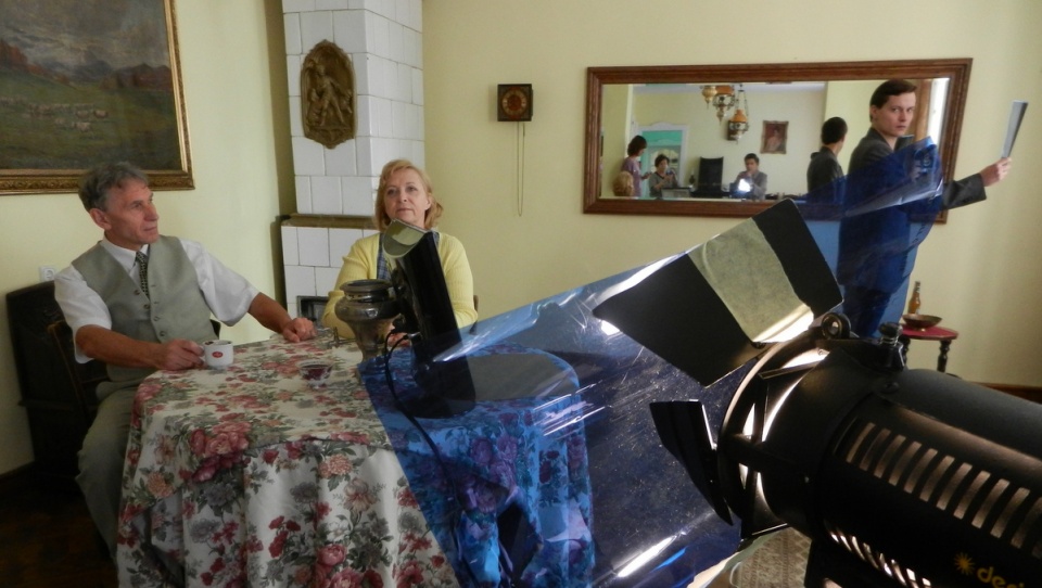 Koło Gniewkowa trwają zdjęcia do filmu "Prześwity" w reżyserii i wg scenariusza torunianki Karoliny Ford. Fot. I. Muszytowska-Rzeszotek