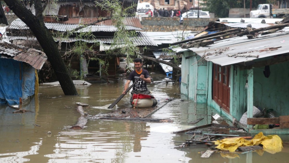 To najgorsza od 50 lat powódź, która nawiedziła Kaszmir w Indiach. Fot. PAP/EPA