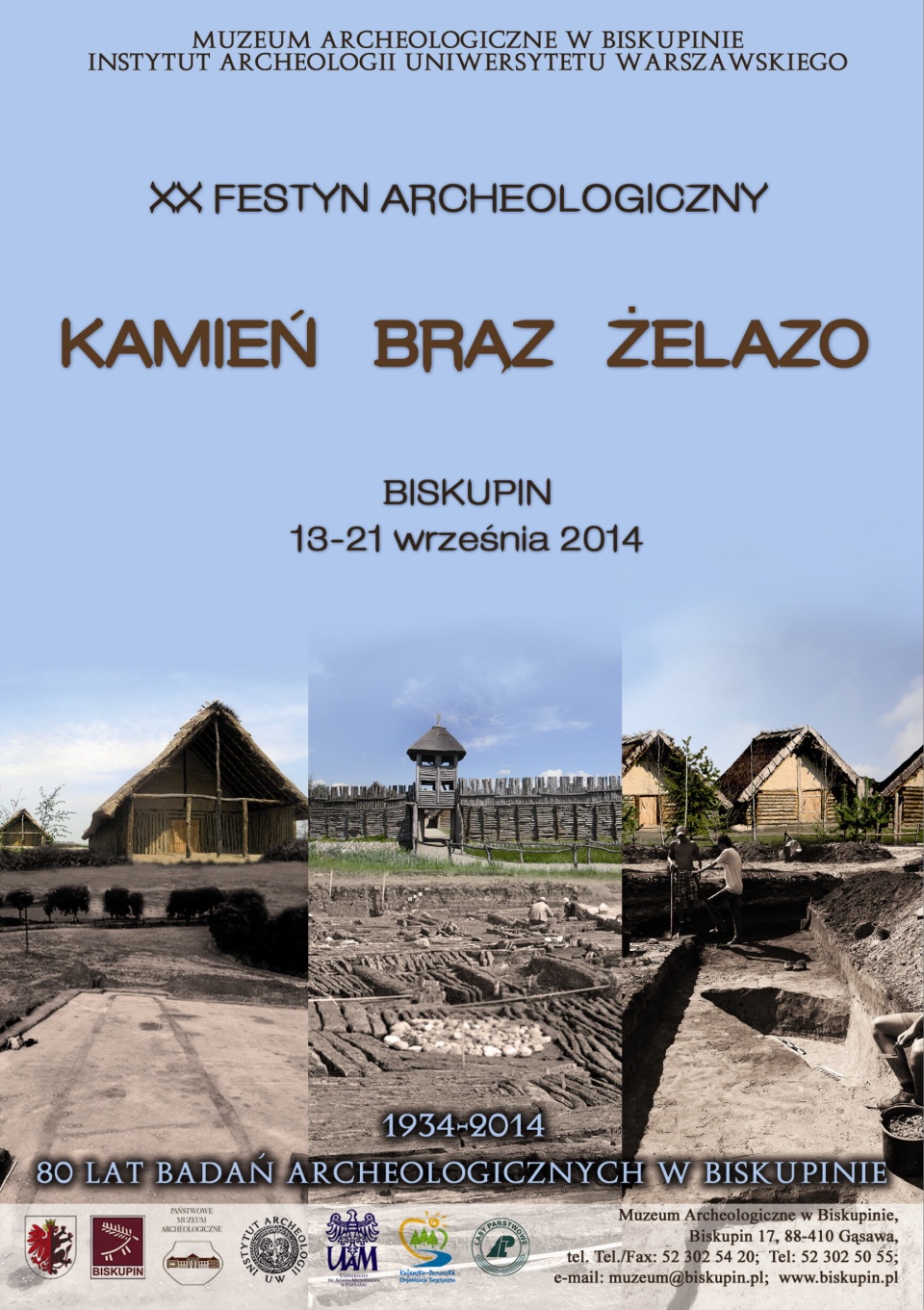 20. Festyn Archeologiczny odbywa się pod hasłem: Kamień, brąz, żelazo. Fot. biskupin.p