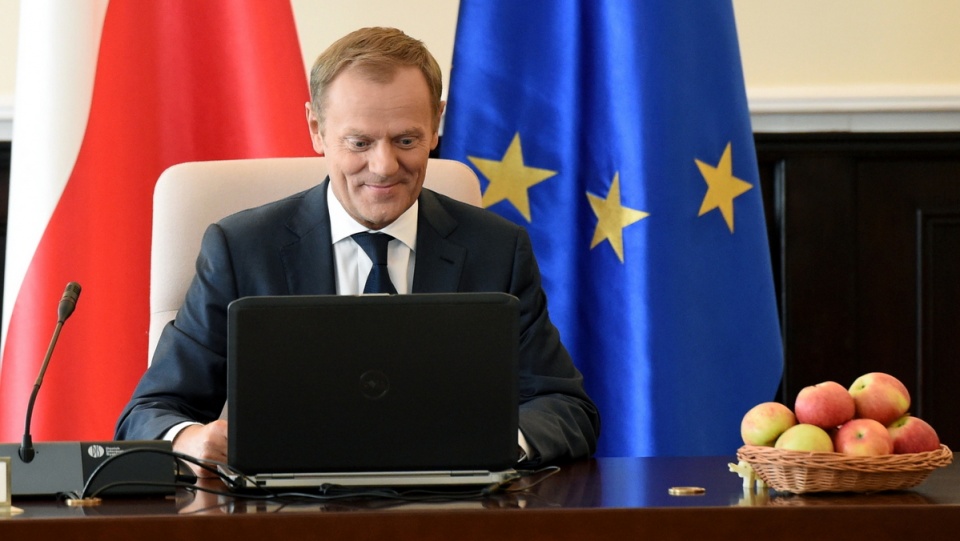 Premier Donald Tusk podczas ostatniego posiedzenia jego rządu. Fot. PAP/Radek Pietruszka