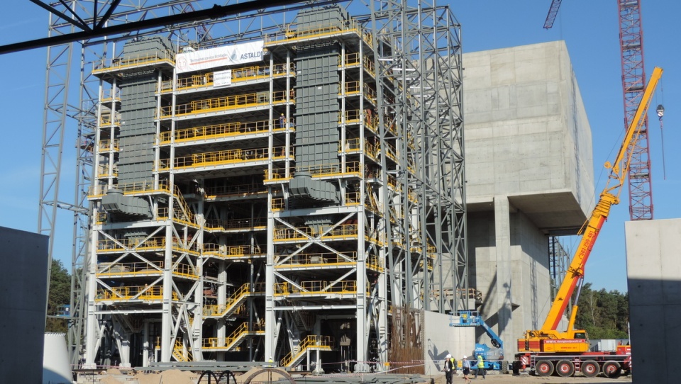 Instalacja powstaje w bydgoskim Parku Technologiczno-Przemysłowym. Fot. Lech Przybyliński