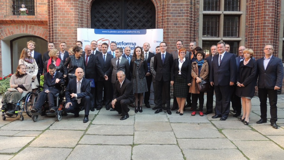 Także PO zaprezentowała kandydatów wyborach samorządowych. Fot. Michał Zaręba