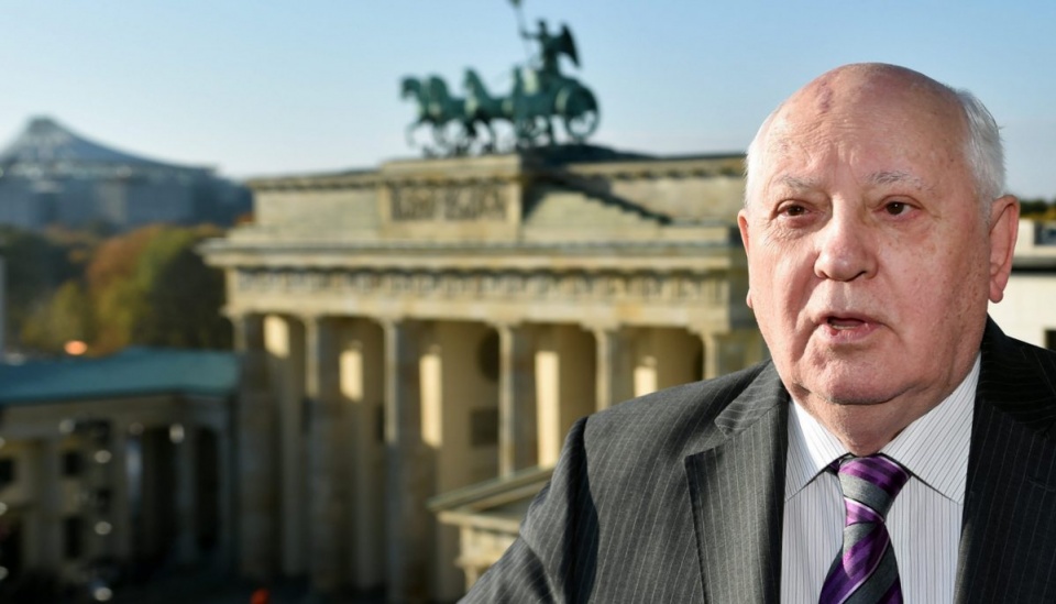 "Pamiętajmy, że bez rosyjsko-niemieckiego partnerstwa niemożliwa jest bezpieczna Europa" – podkreślał w Berlinie Michaił Gorbaczow. Fot.PAP/EPA
