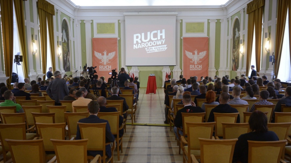 Ogólnopolska konwencja samorządowa Ruchu Narodowego odbyła się w Warszawie. Fot. PAP/Jakub Kamiński