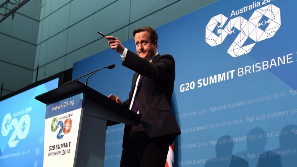 Bez rozwiązania konfliktu na Ukrainie Moskwę czeka izolacja i kolejne sankcje - powiedział David Cameron. Fot. PAP/EPA
