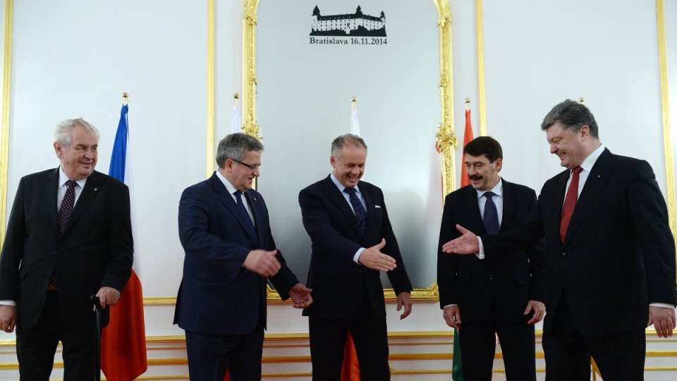 W stolicy Słowacji prezydenci krajów Grupy Wyszehradzkiej spotkali się się z Petrem Poroszenką. Fot. PAP/Jacek Turczyk