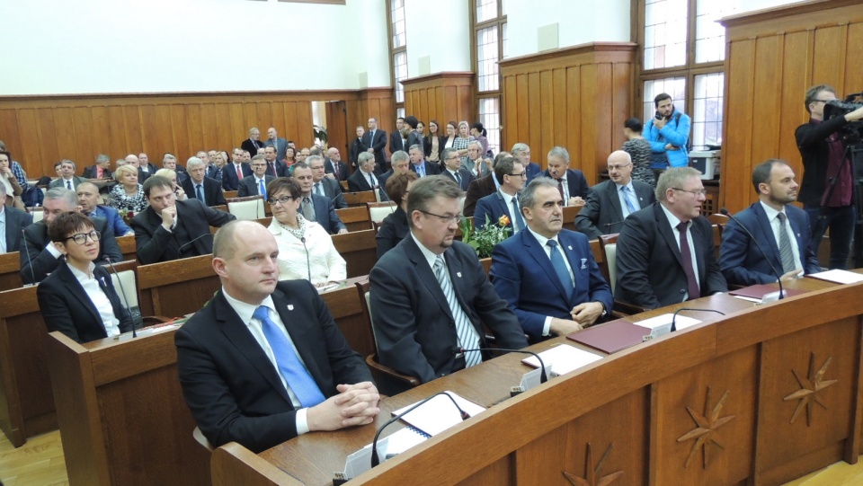 Najliczniejszym klubem sejmiku jest Platforma Obywatelska, która zdobyła 14 mandatów. Fot. Michał Zaręba