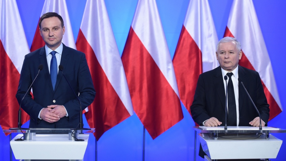Według szefa PiS, Duda ma "pełną szansę" na wygranie przyszłorocznych wyborów prezydenckich. Fot. PAP/Radek Pietruszka