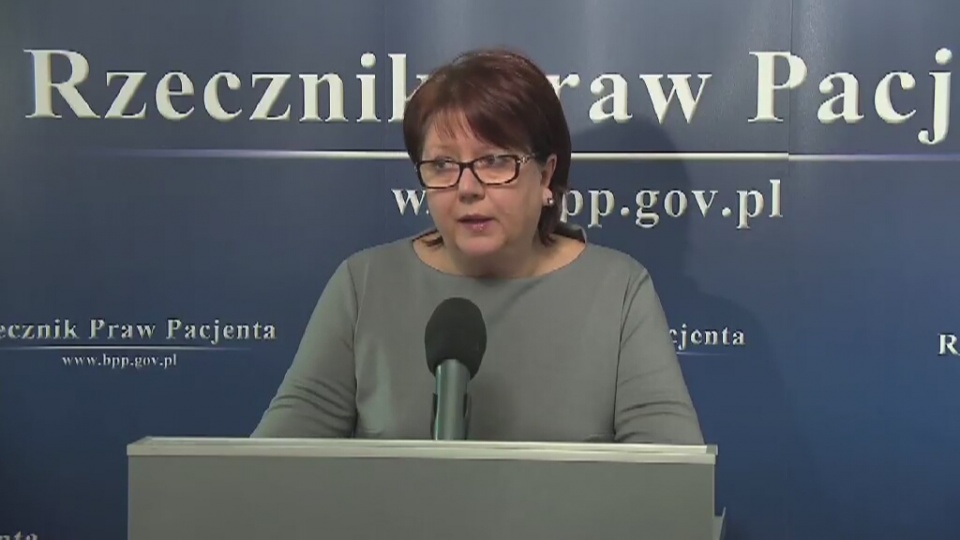 Będziemy interweniować i wpływać na świadczeniodawców, by udzielali usług zdrowotnych - zapowiada Krystyna Barbara Kozłowska. Fot. TVN24/x-news