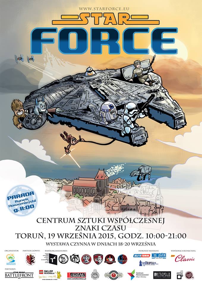 Główna część zlotu odbędzie się w sobotę 19 września, w Centrum Sztuki Współczesnej w Toruniu. Fot. starforce.eu