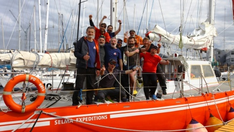 Załoga "Selmy" w Yate Club Argentino w Mar del Plata. Fot. SelmaExpeditions.com