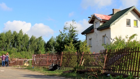 Zniszczenia po niedzielnej nawałnicy. Fot. Monika Kaczyńska