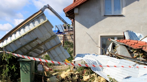 Zniszczenia po niedzielnej nawałnicy. Fot. Monika Kaczyńska