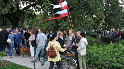 W Bydgoszczy przez centrum miasta przeszedł marsz antyimigracyjny. Fot. Tomasz Kaźmierski