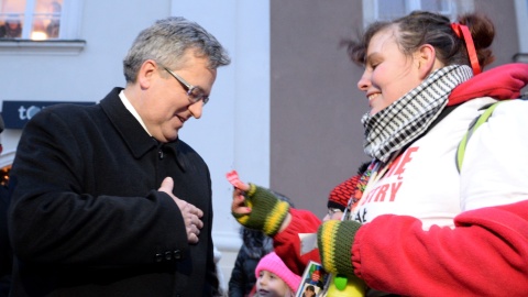 Prezydent wsparł Wielką Orkiestrę Świątecznej Pomocy
