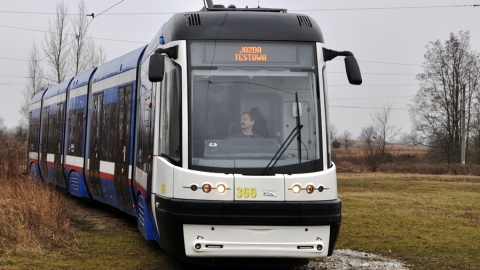 Tramwaj Pesy testowany w Grudziądzu