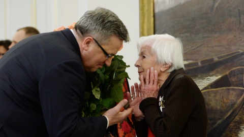 Prezydent odznaczył Danutę Szaflarską Orderem Odrodzenia Polski