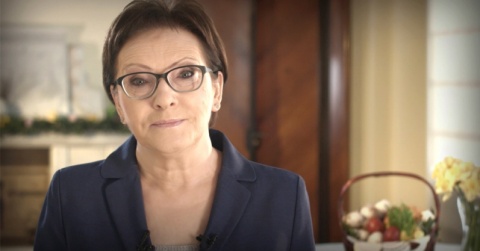 Premier Ewa Kopacz składa wielkanocne życzenia Polakom [wideo]