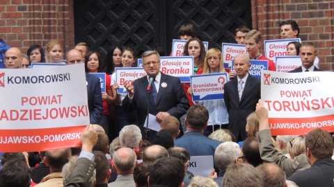 Prezydent Komorowski w Toruniu i Bydgoszczy