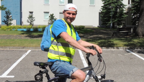 Prezydent Włocławka przyjeżdża do pracy rowerem