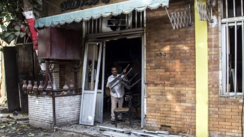 Wybuch przed włoskim konsulatem w Kairze, jedna osoba nie żyje