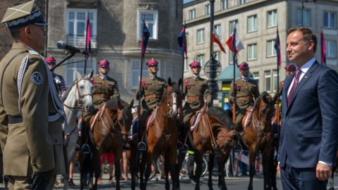 Prezydent Andrzej Duda przyjął meldunek szefa Sztabu Generalnego WP