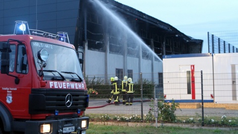 Spłonął ośrodek dla uchodźców w Brandenburgii