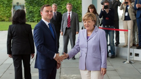 A.Duda: rozmawiałem z Merkel o bezpieczeństwie, NATO i uchodźcach