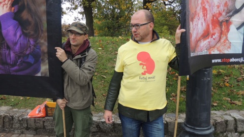 Manifestacja toruńskich przeciwników aborcji