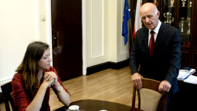 Złota wioślarka gościem Prezydenta Grudziądza