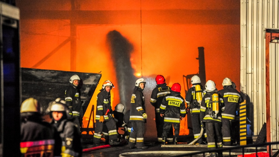 Z pożarem walczyło 50 zastępów straży pożarnej z woj. kujawsko-pomorskiego. Fot. PAP/Tytus Żmijewski