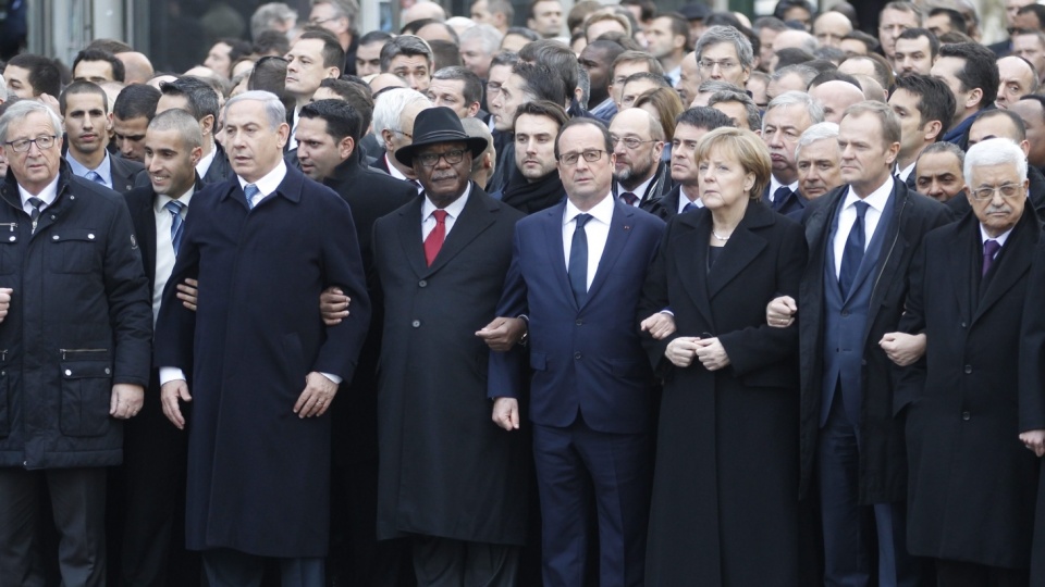 Do Paryża przyjechali przywódcy nie tylko europejskich państw. Fot. PAP/EPA